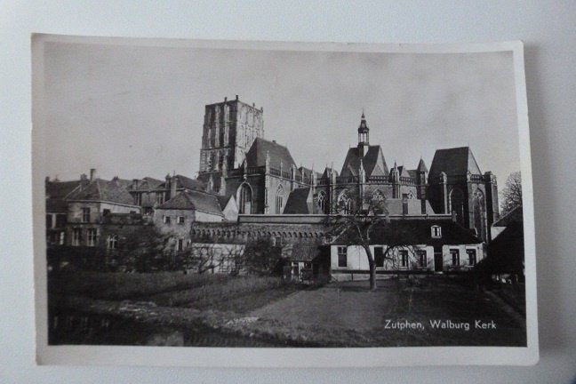 1958 ZUTPHEN Walburgkerk Walburg kerk  Spruyt & Co Zutphen, Ophalen, 1940 tot 1960, Gelopen, Overijssel