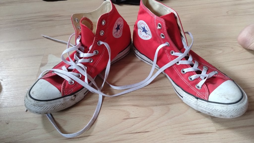 Converse All Stars Chuck Taylor rood, Kleding | Heren, Schoenen, Overige kleuren, Ophalen of Verzenden, Converse All Star, Sneakers of Gympen