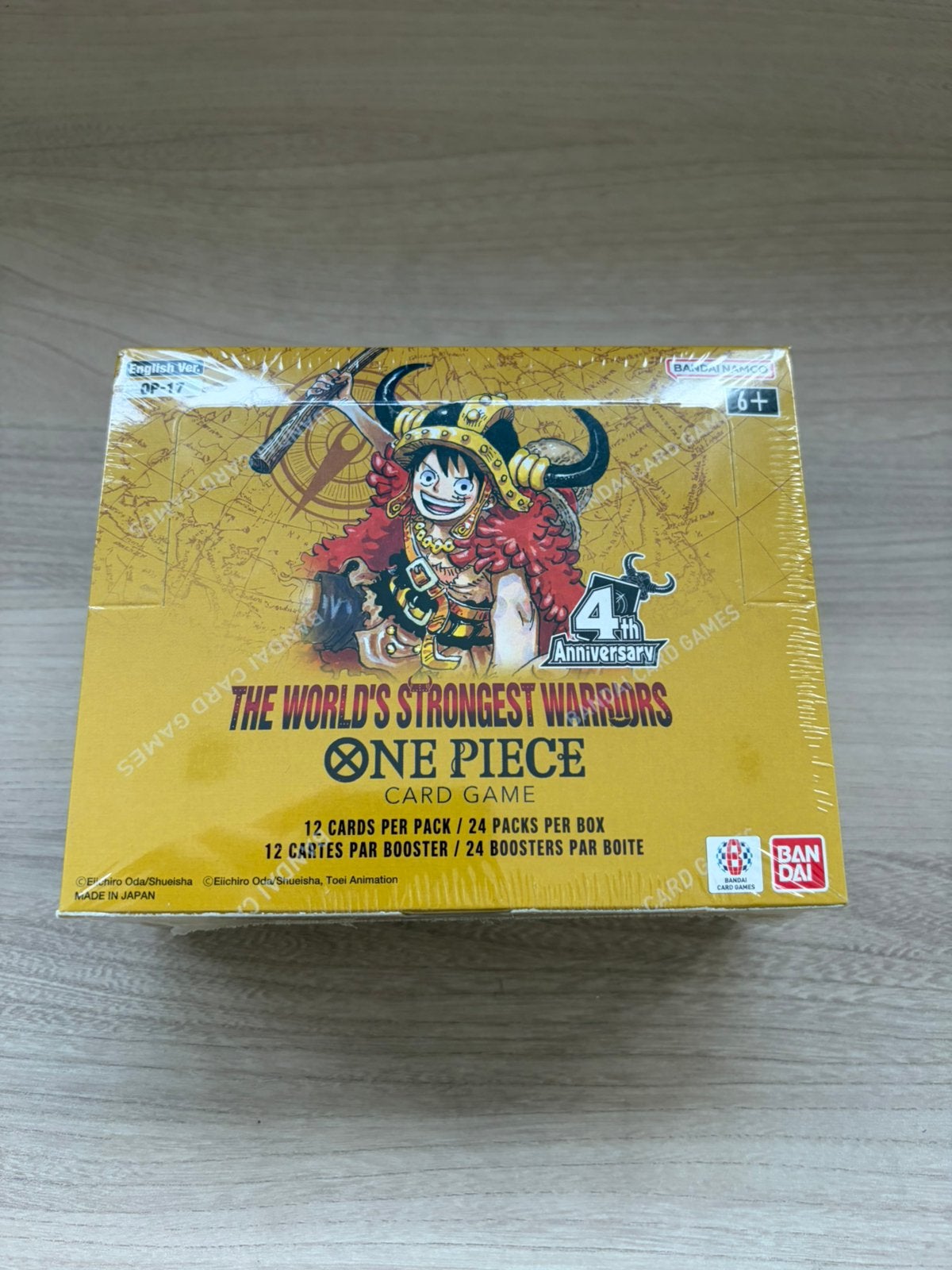 One Piece Card Game OP-17: Booster Box 4th anniversary, Ophalen of Verzenden, Zo goed als nieuw, Boosterbox