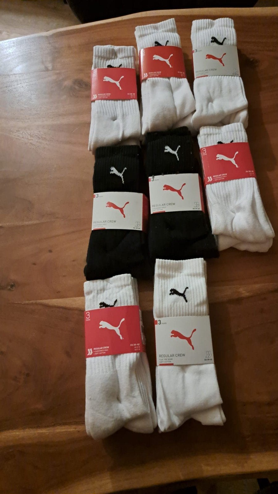 Nieuwe Puma sportsokken - Maat 39-42, Kleding | Heren, Puma, Wit, Nieuw, Ophalen of Verzenden