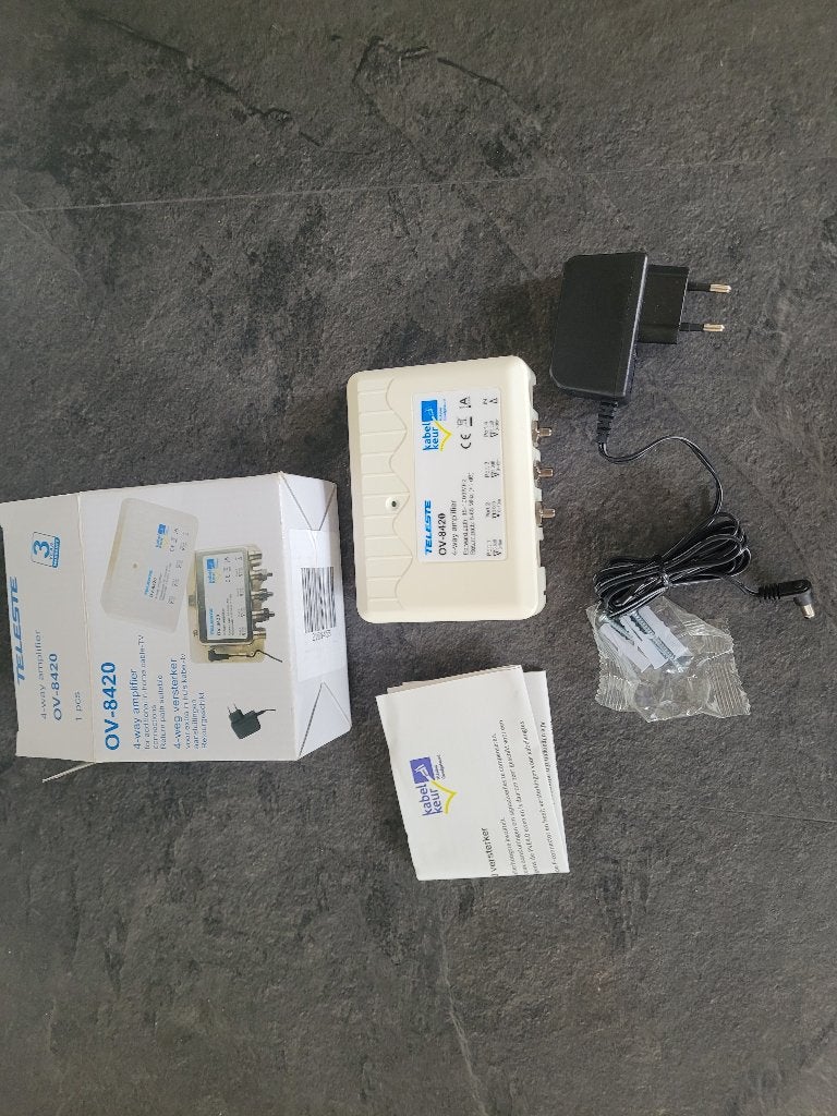 antenne coax versterker, Ophalen of Verzenden, Nieuw