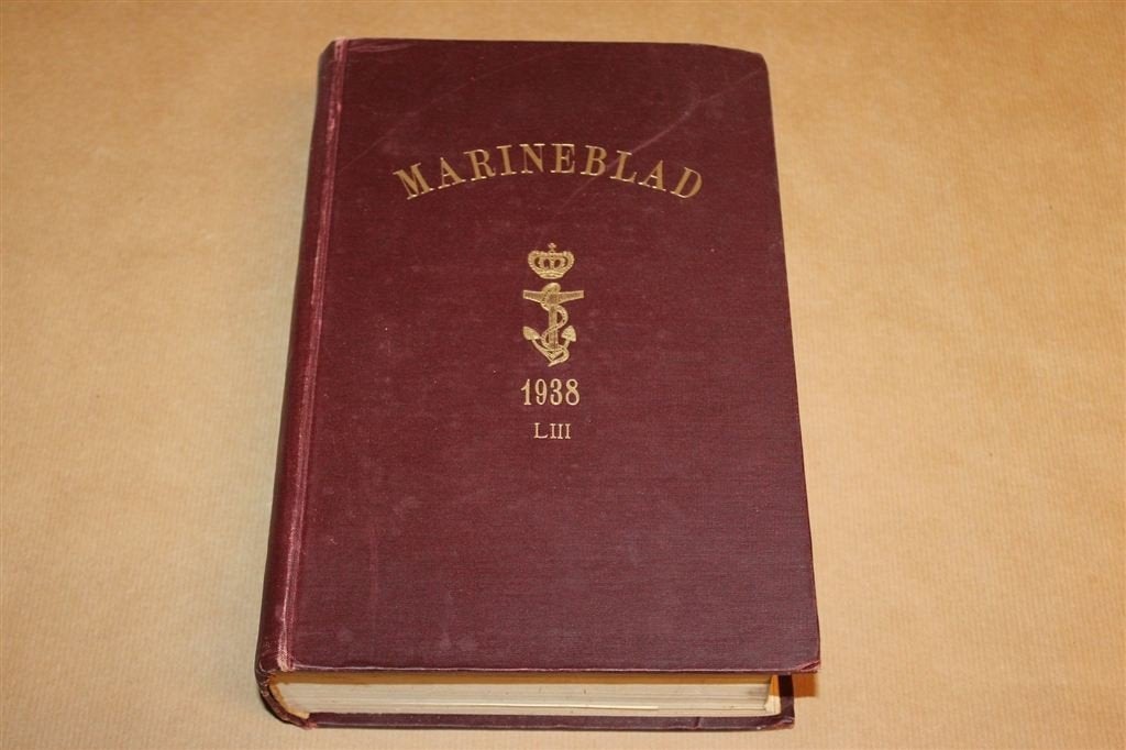 Marineblad 1938 — 53e Jaargang Marine-Vereeniging, Ophalen of Verzenden, Tweede Wereldoorlog, Gelezen, Overige onderwerpen