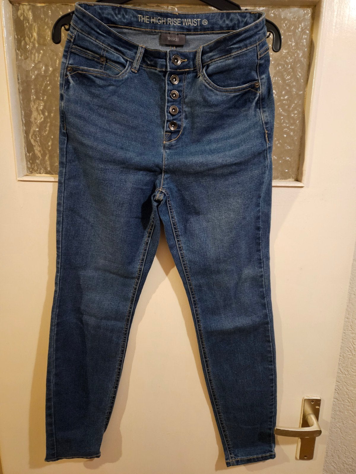 High rise waist jeans maat 38, Yessica, Ophalen of Verzenden, Zo goed als nieuw