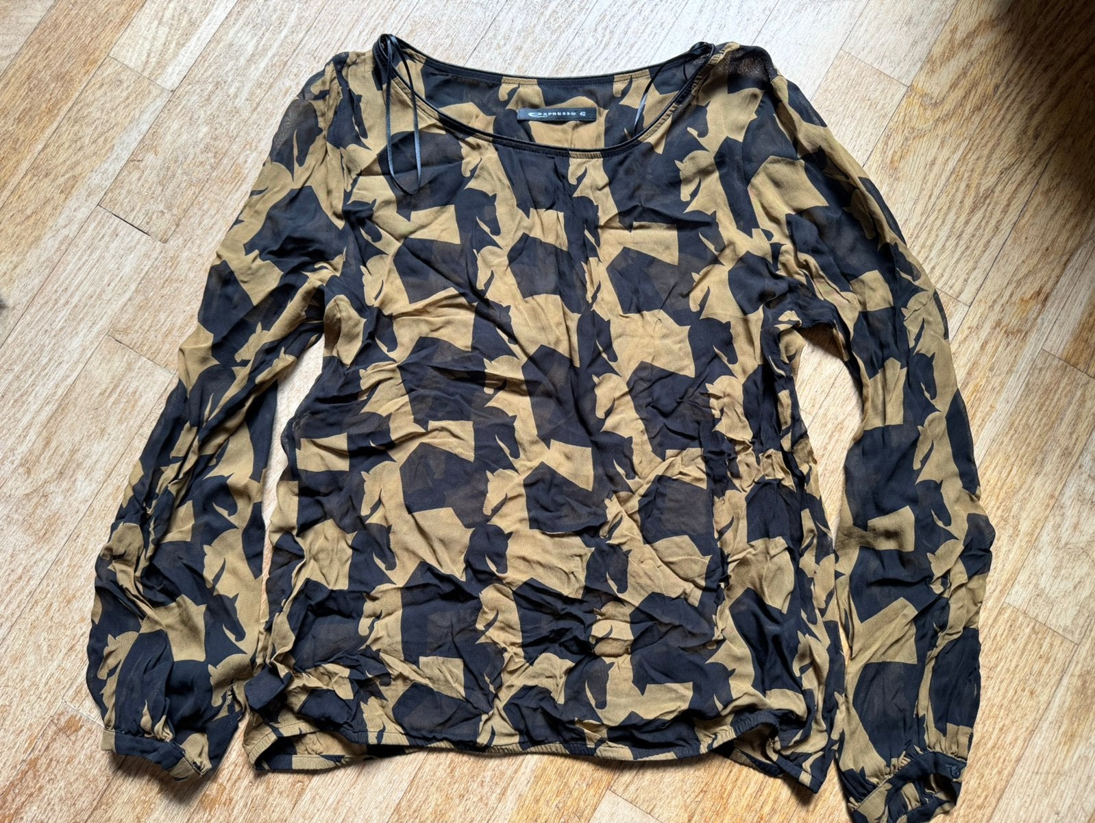 Expresso blouse maat 40 zgan paard, Kleding | Dames, Ophalen of Verzenden, Zo goed als nieuw, Maat 38/40 (M)