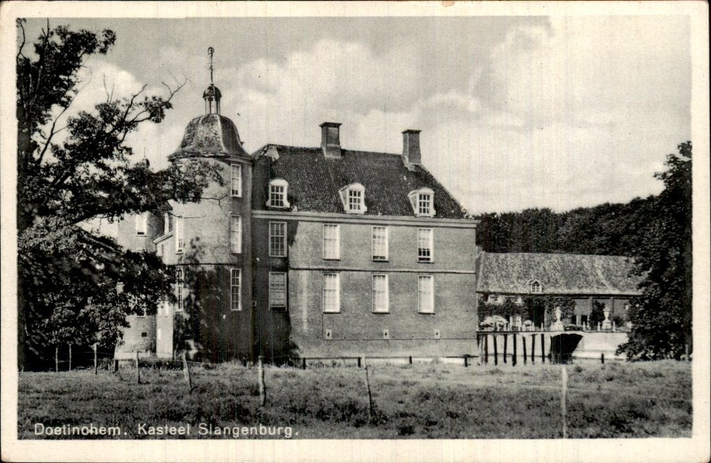 Doetinchem - Kasteel Slangenburg - Ansicht, Ophalen of Verzenden, 1940 tot 1960, Gelopen, Gelderland