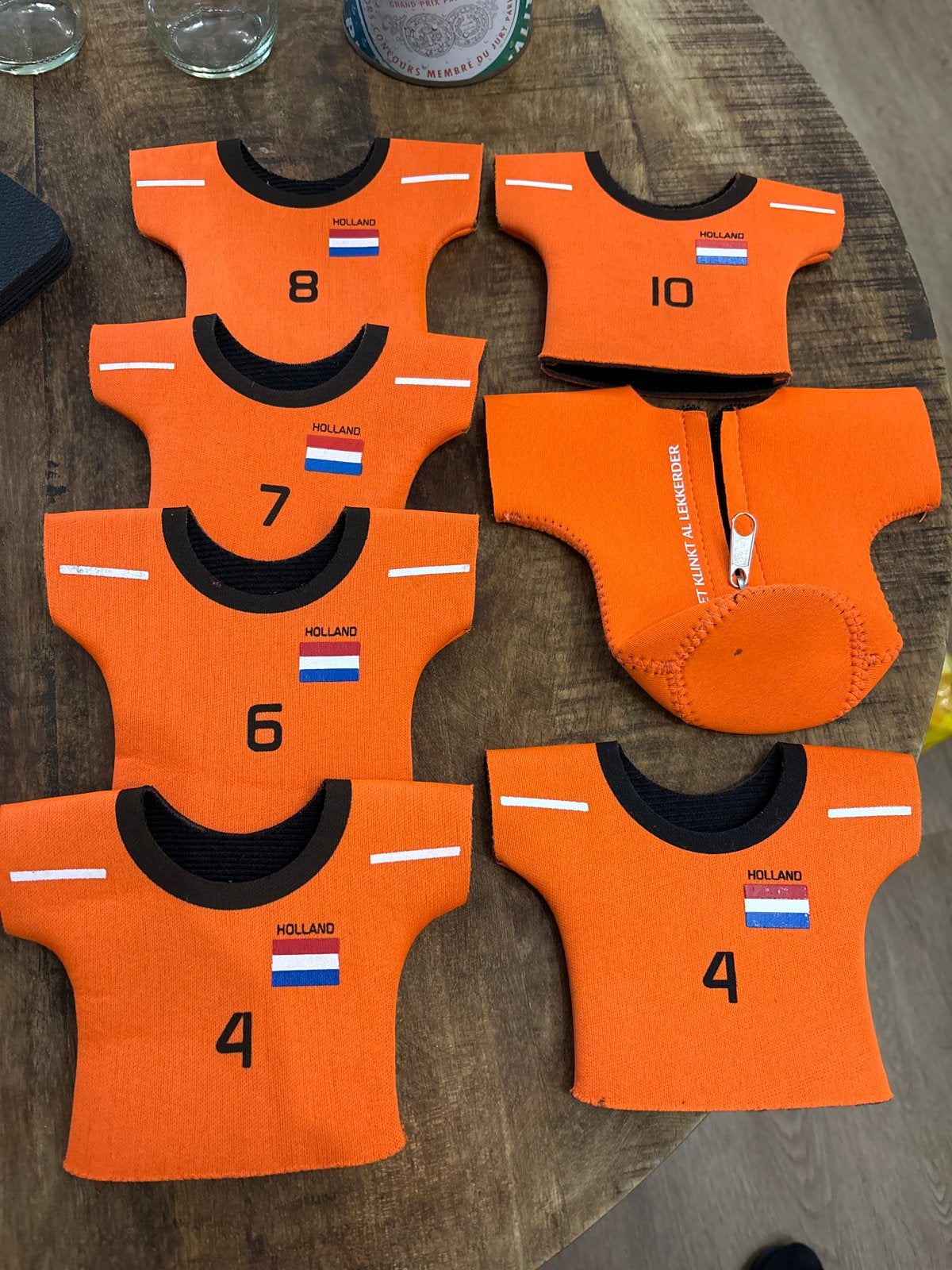Bierjasjes Nederlands Elftal - Oranje Koelhouders, Ophalen of Verzenden, Gebruikt, Overige sporten, Overige typen