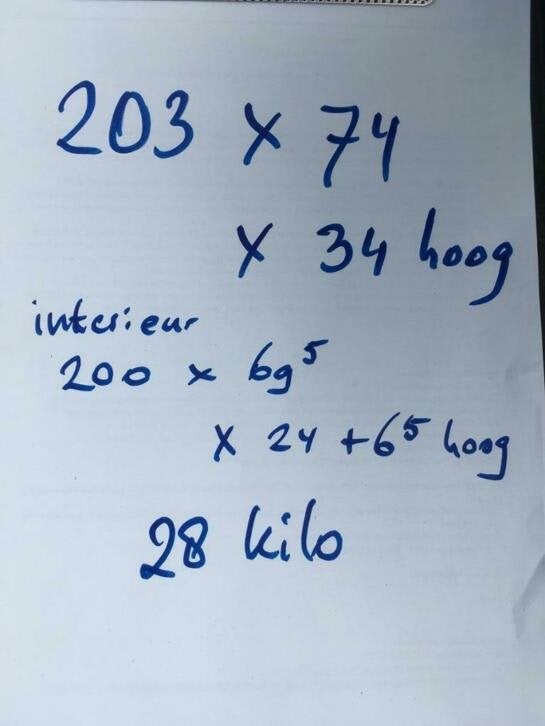 Demontabele onderzoeksbank 2 delig Manumed, Diversen, Braces, Niet ingevuld, Gebruikt, Niet ingevuld, Ophalen of Verzenden
