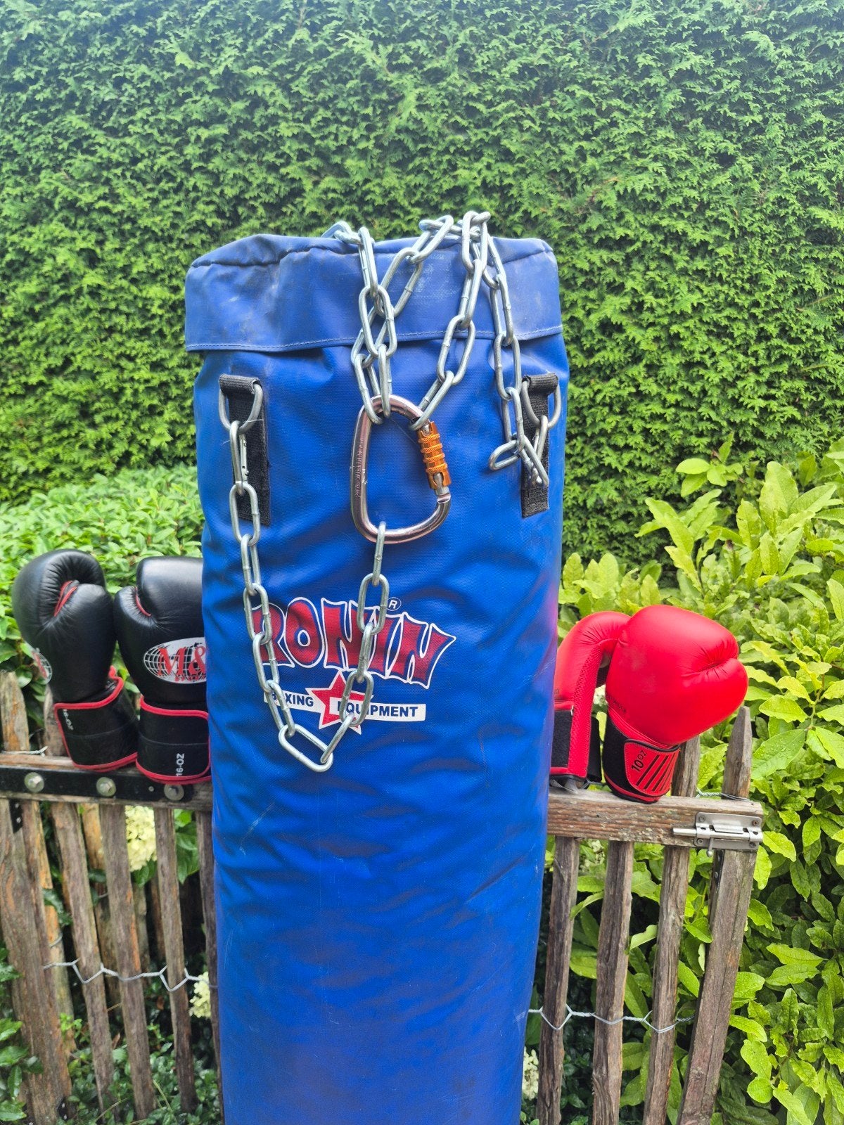 Bokszak Ronin 155 cm, 55 kg met 2 sets bokshandschoenen, Groter dan maat XL, Ophalen, Overige