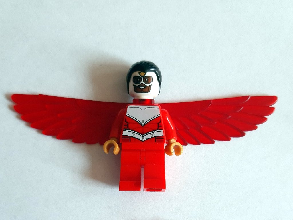 sh0099, Falcon - Red, Marvel, Lego, Ophalen of Verzenden, Zo goed als nieuw