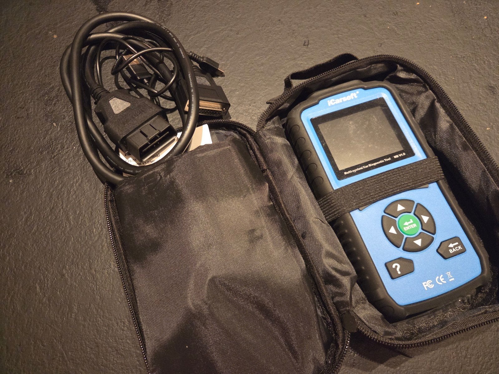 iCarsoft MB V1.0 OBD reader, Ophalen of Verzenden, Gebruikt