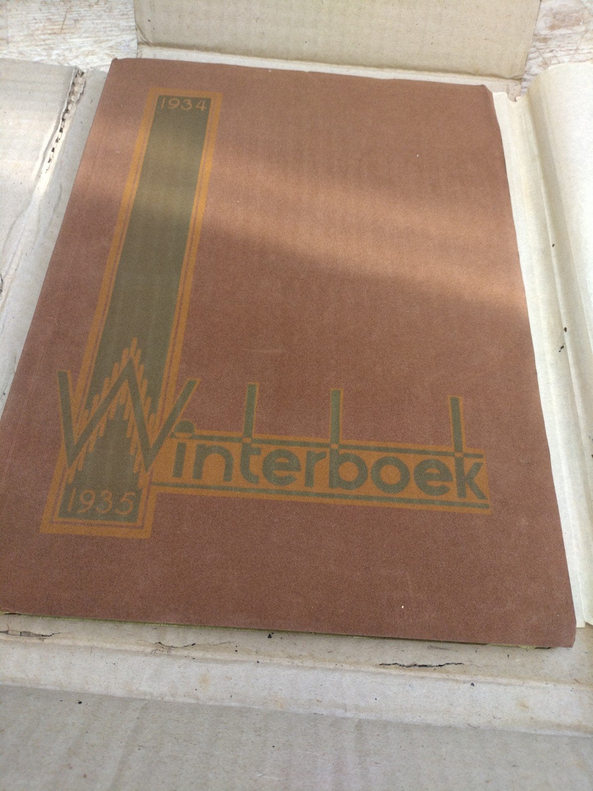Winterboek 1934-1935 - Zeldzaam Jaarboek, in verpakking, Boeken, Ophalen of Verzenden, Gelezen, Overige typen