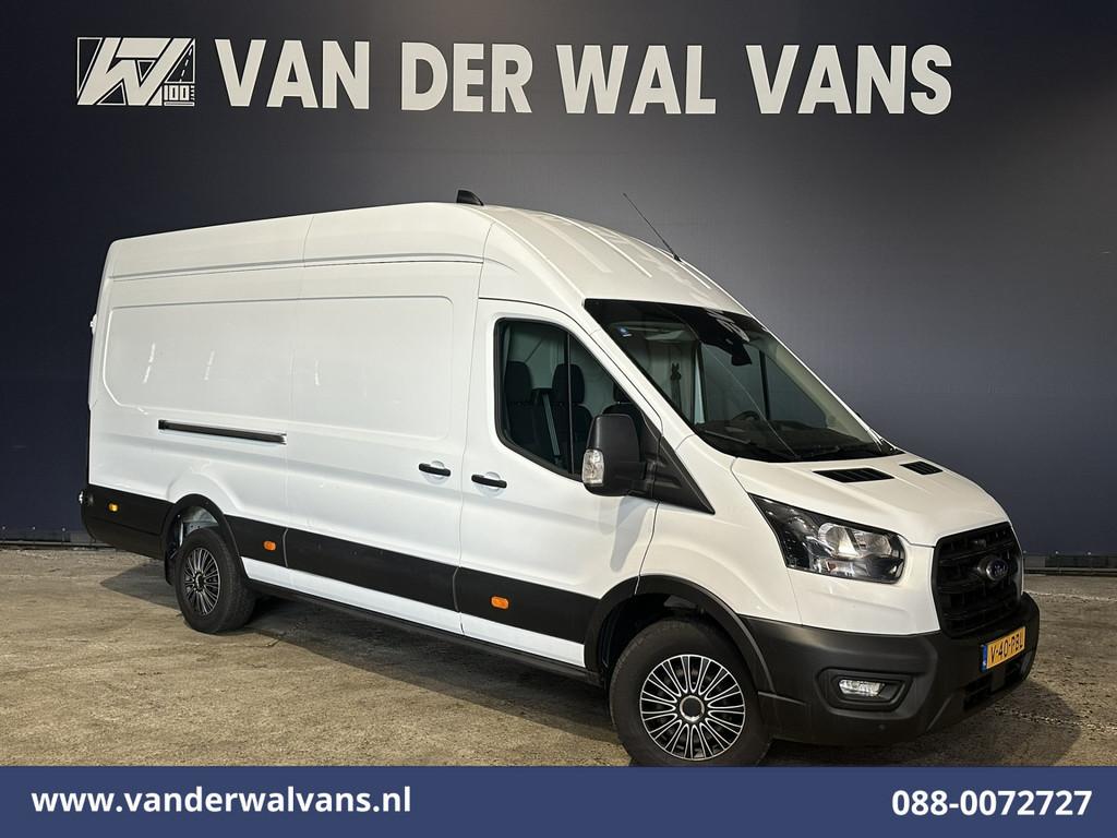 Ford Transit 2.0 TDCI 131pk L4H3 Euro6 Airco | Camera | Crui, Voorwielaandrijving, Stof, 4 cilinders, Wit