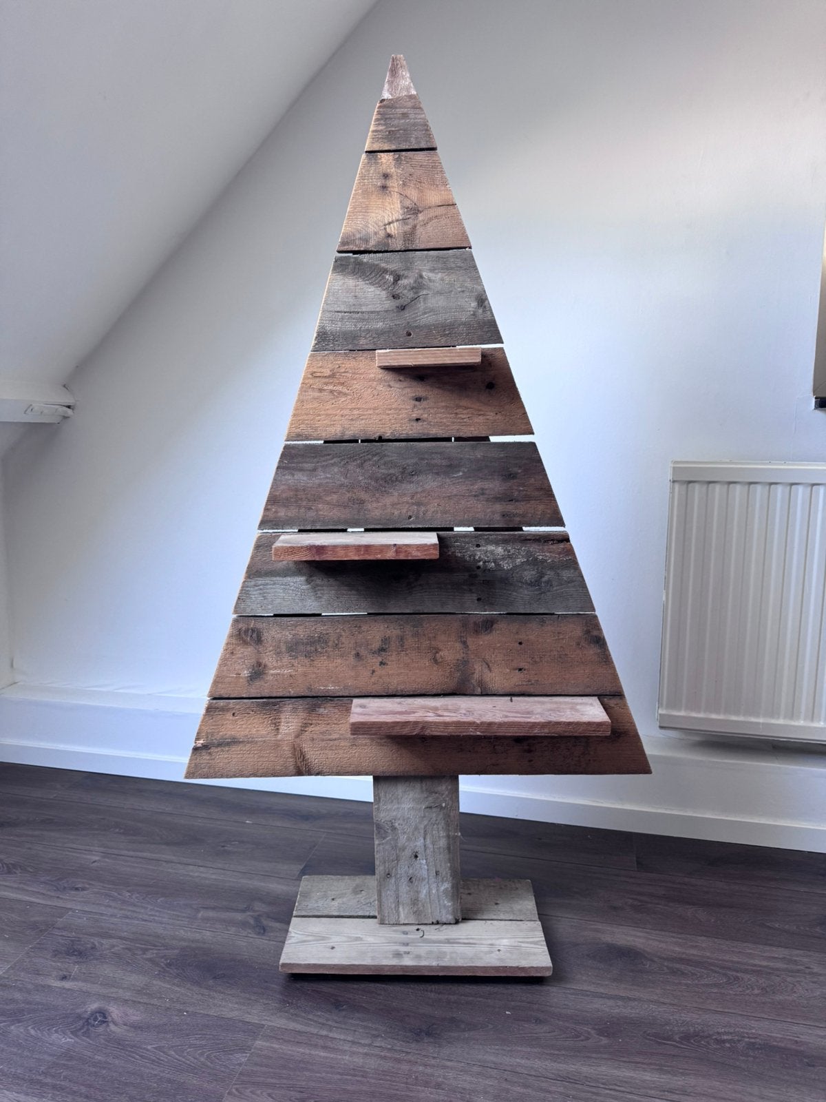 Kerstboom steigerhout., Ophalen, Zo goed als nieuw