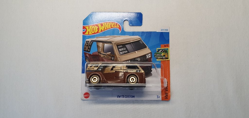 Hot Wheels VW T3 custom brown, Ophalen of Verzenden, Nieuw, Auto
