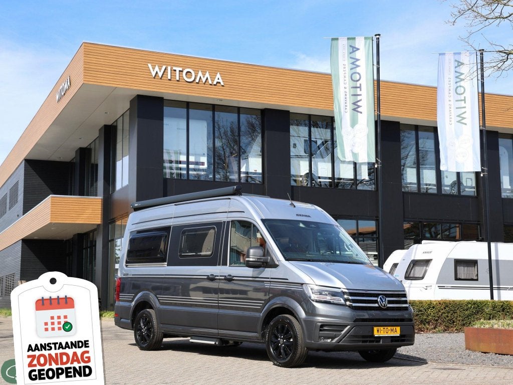 Eriba Car 600 nieuwe buscamper op VW Crafter automaat, Bedrijf, Diesel, Tot en met 3, Raamblindering