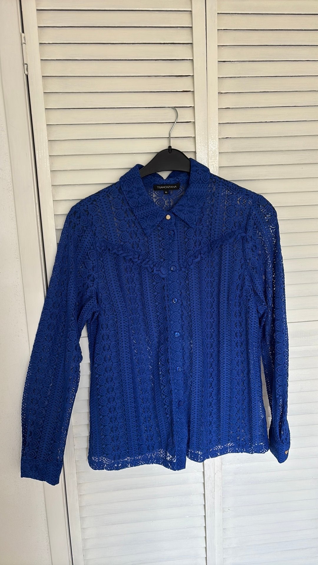 Tramontana blouse blauw maat XL, Ophalen of Verzenden, Nieuw, Maat 46/48 (XL) of groter, Blauw