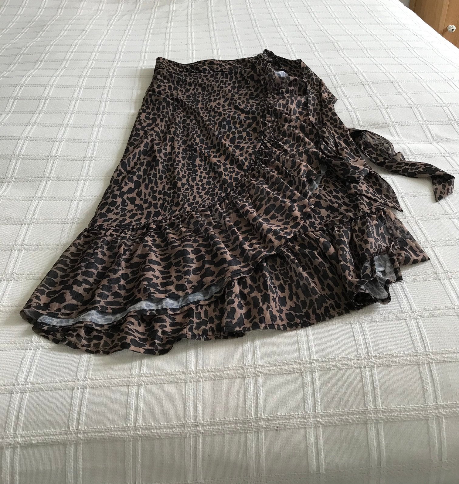 Wikkel rok van Villa maat  38/40, Kleding | Dames, Maat 38/40 (M), Bruin, Ophalen of Verzenden, Zo goed als nieuw