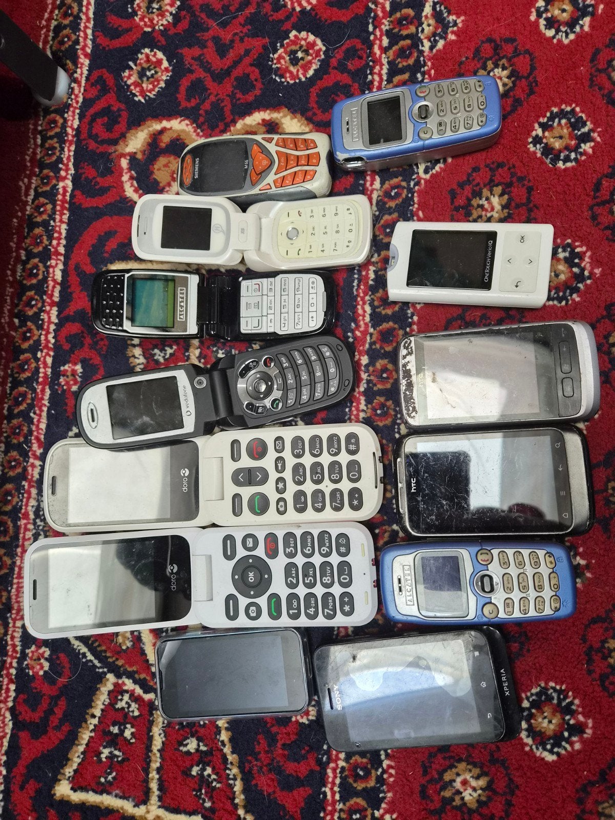 Partij oude mobiele telefoons - diverse modellen, Overige modellen, Geen camera, Ophalen of Verzenden, Zonder simlock