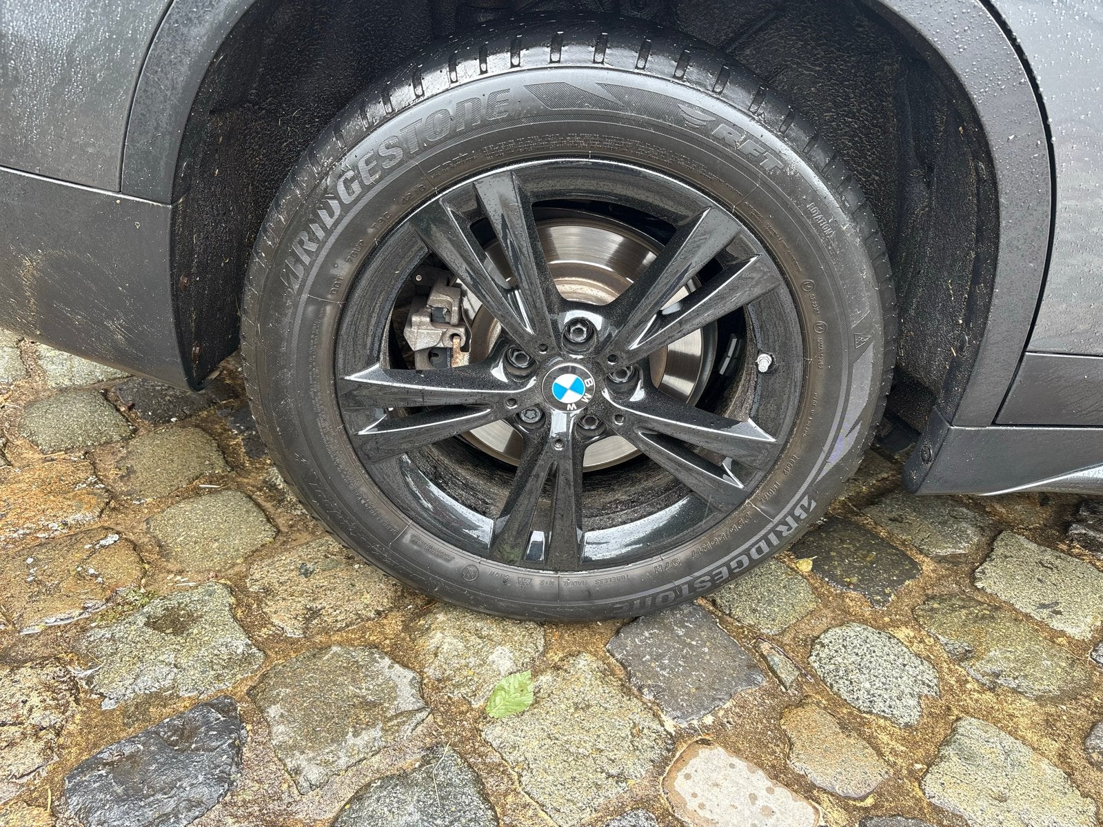 BMW 17 inch velgen met  225/55R17, Gebruikt, Banden en Velgen, 17 inch, Ophalen of Verzenden