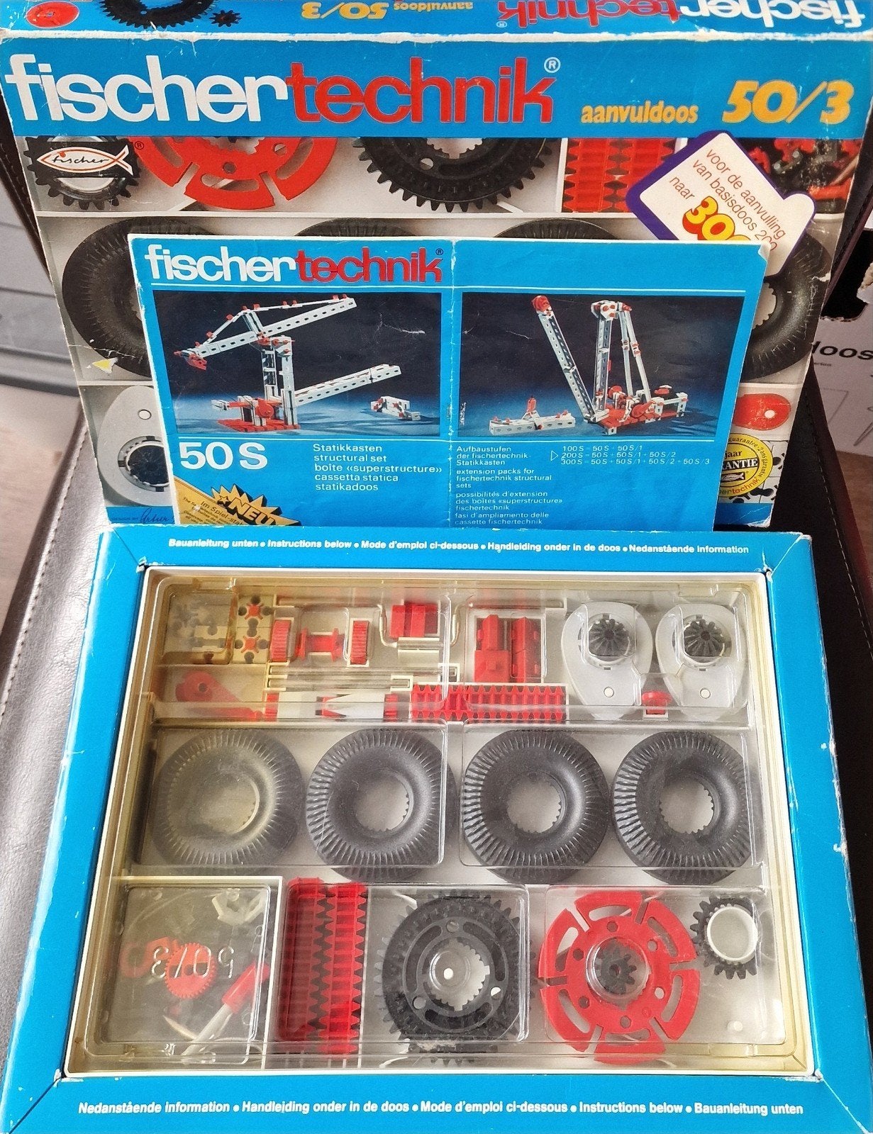 3 DOZEN FISCHER TECHNIK, Ophalen, Groter dan 1:32, Auto, Overige merken