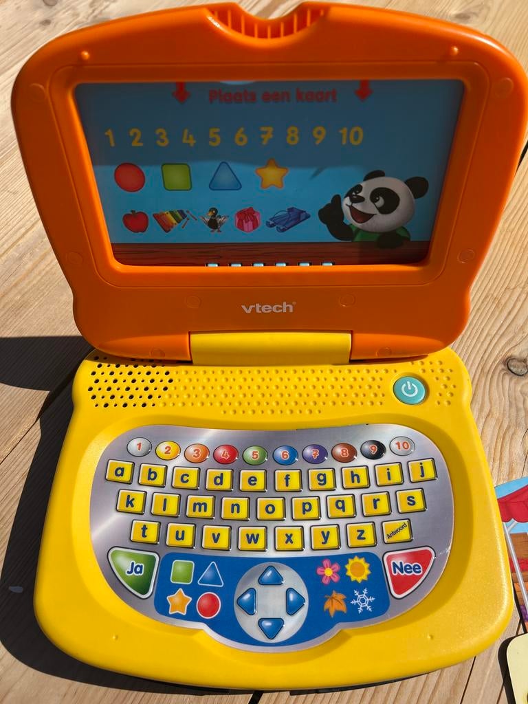 VTech Mijn kaartjes Laptop met kaarten - Educatief speelgoed, Ophalen of Verzenden, Gebruikt, 2 tot 4 jaar