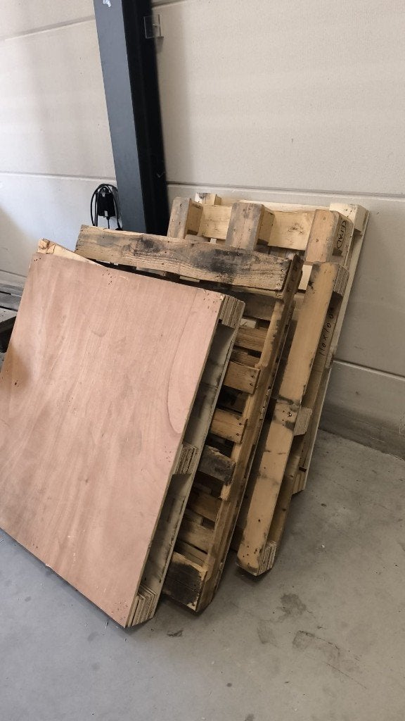 Pallets & platen (gratis), Ophalen, Gebruikt, Pallet, Minder dan 200 cm