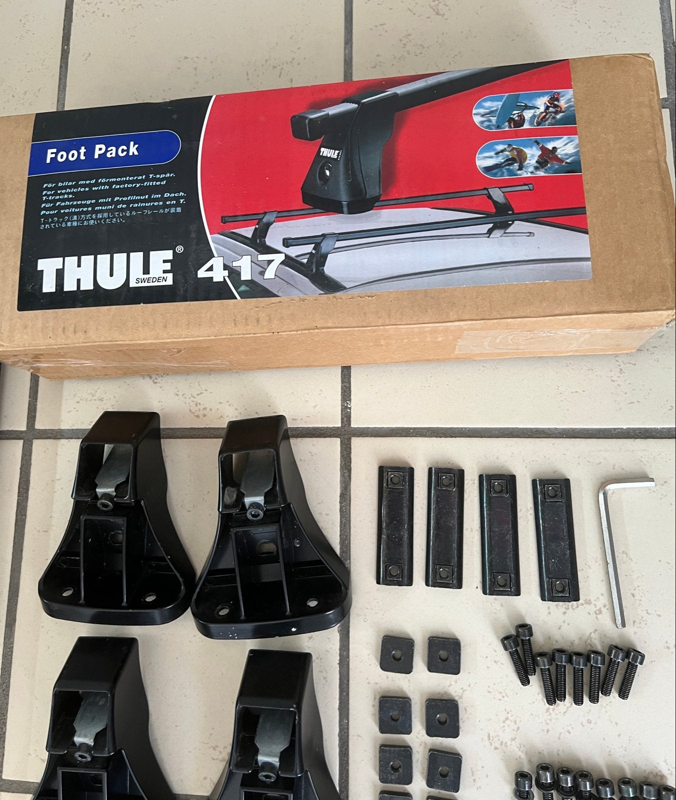 THULE 417 Dakdragers ( voeten ), Ophalen, Gebruikt