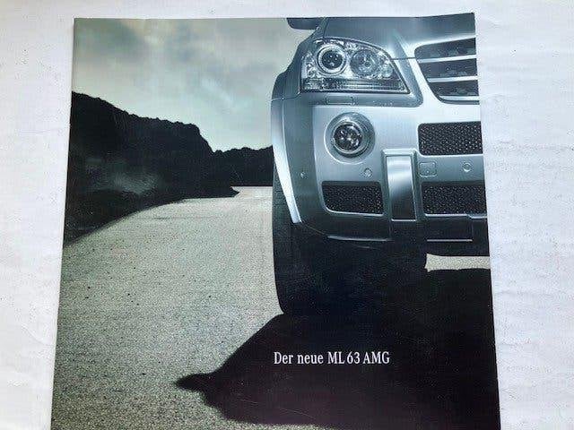 Mercedes-Benz      ML 63  AMG  Brochure     (Duits, 08-2005), Ophalen of Verzenden, Zo goed als nieuw, Mercedes