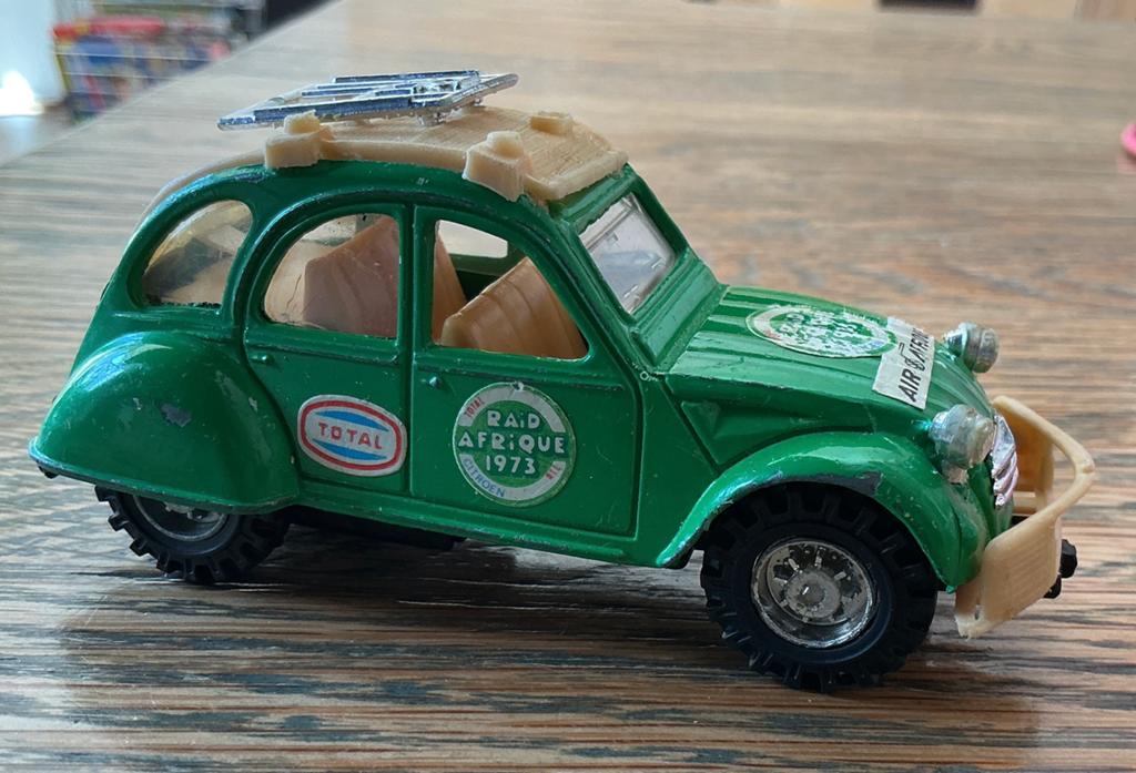 Prachtige Groen Lijlijke Eend Citroën 2 CV Auto UIT 1973, Ophalen, Gebruikt, Auto, Overige merken