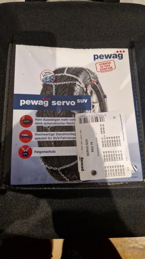 Pewag servo SUV RSV 79 sneeuwkettingen Nieuw, Auto diversen, Sneeuwkettingen, Ophalen, Nieuw