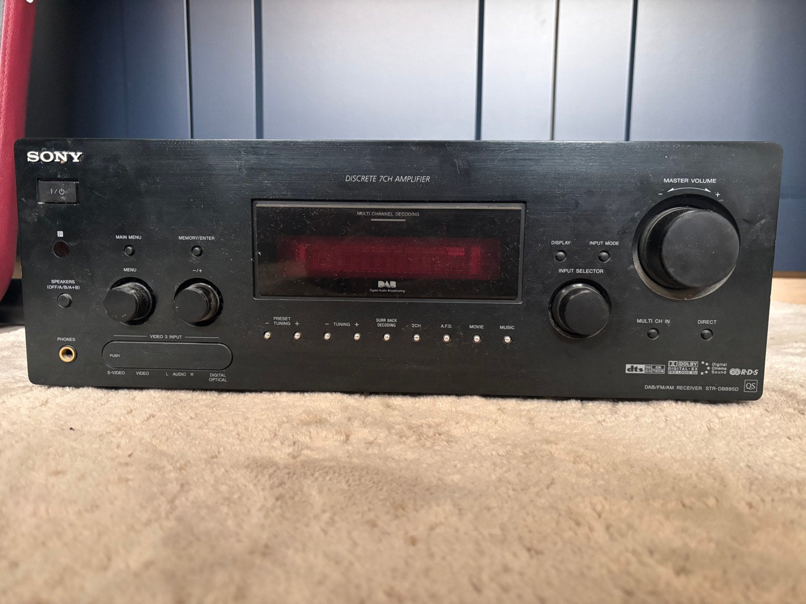Sony QS str-db895d, Ophalen, Zo goed als nieuw, 120 watt of meer, Sony