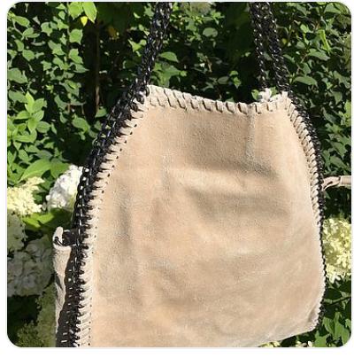 Leren tas "Borse in Pelle", Italië, Sieraden, Tassen en Uiterlijk, Tassen | Schoudertassen, Verzenden, Bruin