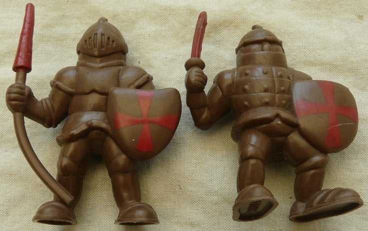 Action Figures Lot, Brown Knights, Redbox, 1990s.(Nr.1), Ophalen of Verzenden, Gebruikt
