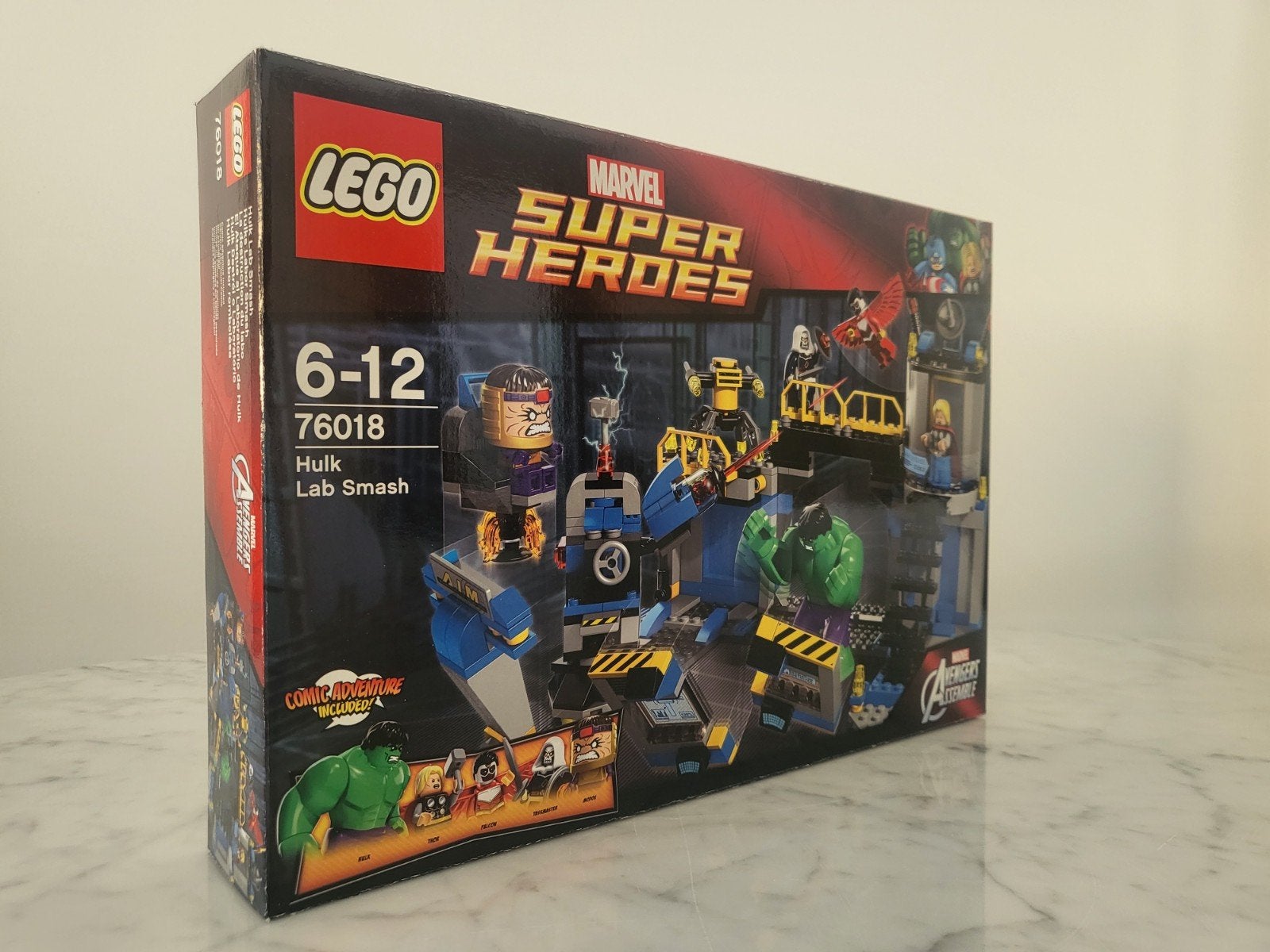 Lego Marvel Super Heroes 76018 Hulk Lab Smash NIEUW, Marvel, Lego, Nieuw, Ophalen of Verzenden
