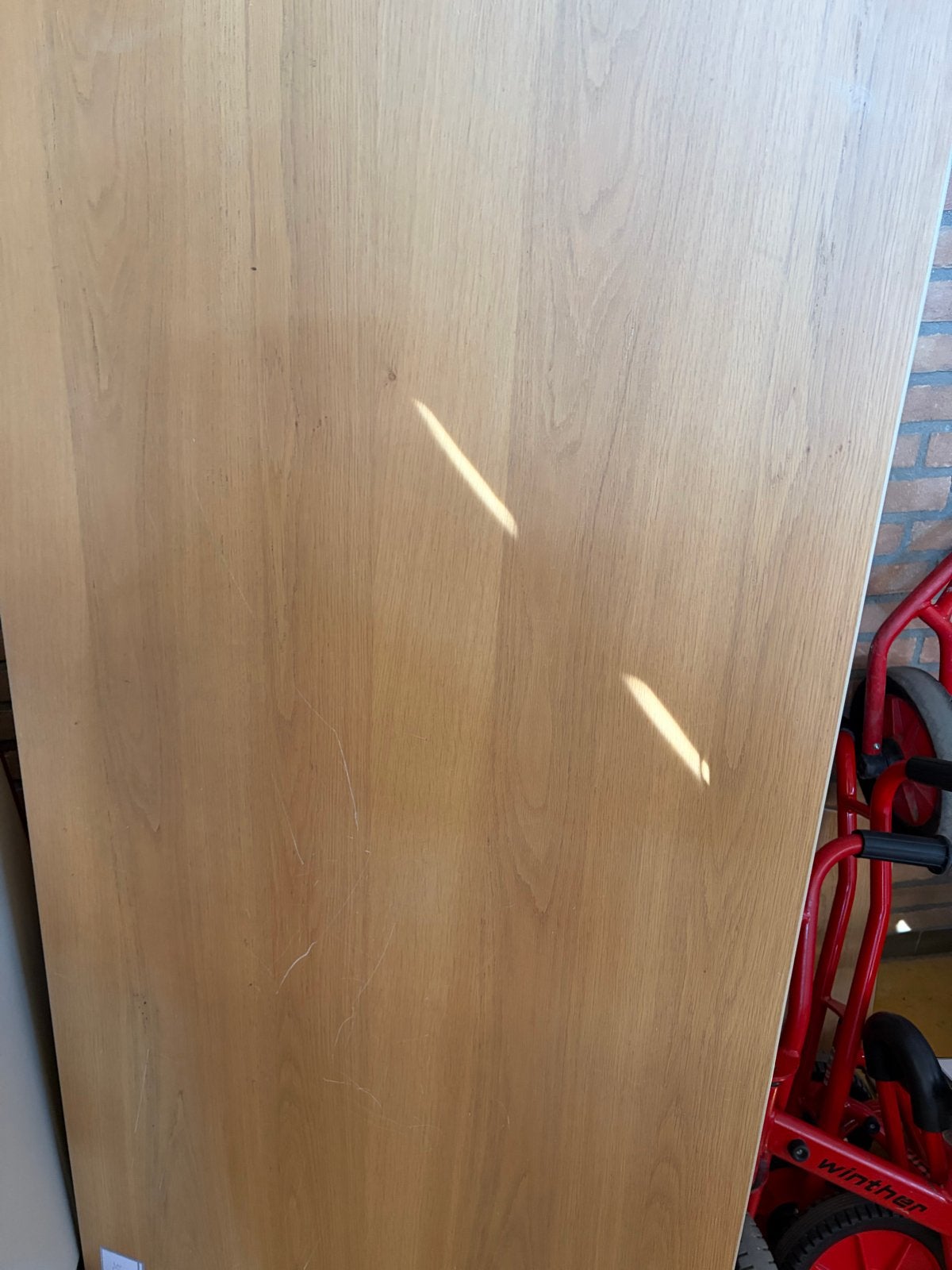 IKEA Bureaublad / Tafelblad - 160 cm breed, Ophalen, Gebruikt, IKEA, Spaanplaat of MDF