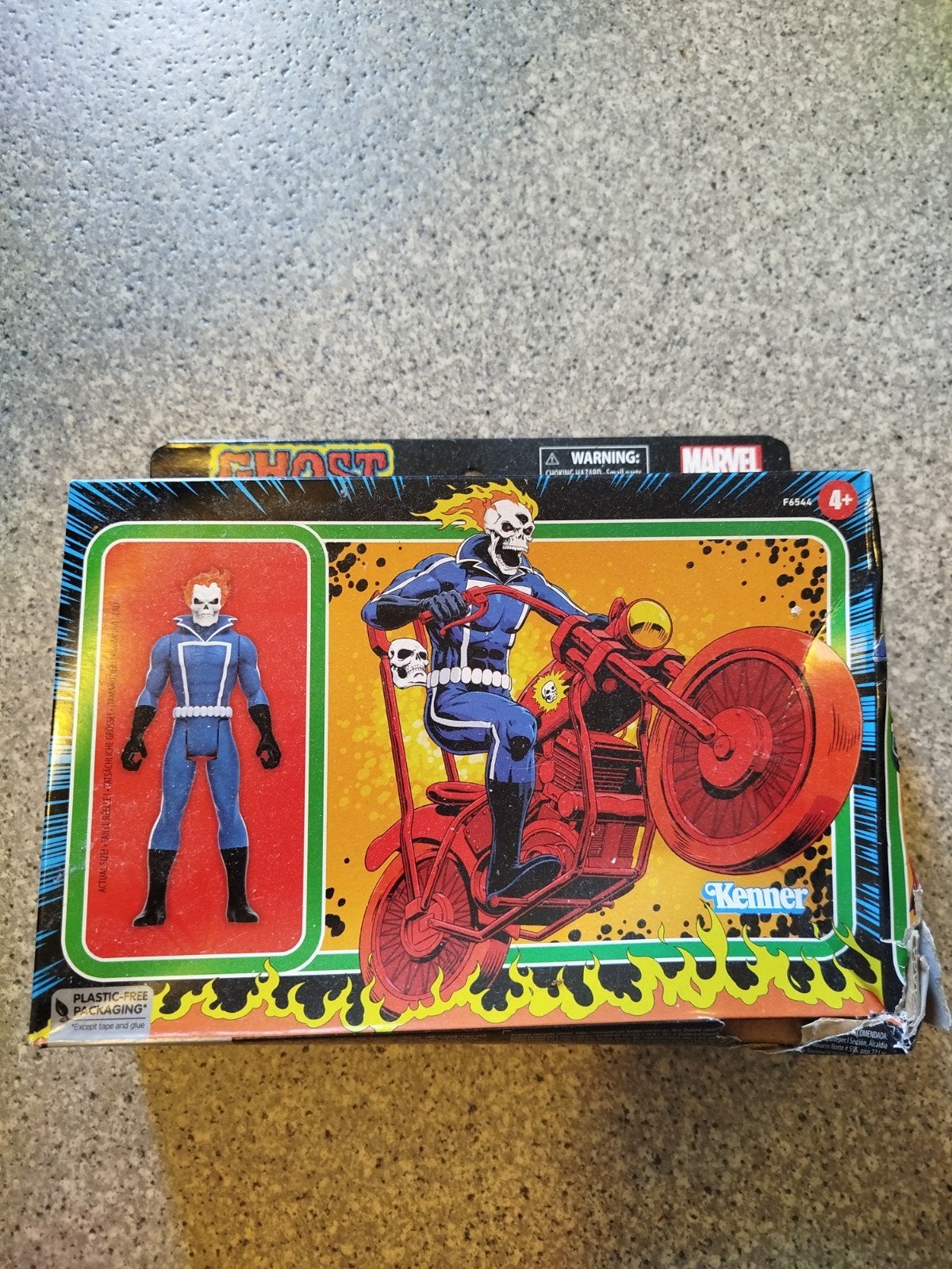 Marvel Legends Ghost Rider Actiefiguur met Motor, Ophalen of Verzenden, Nieuw