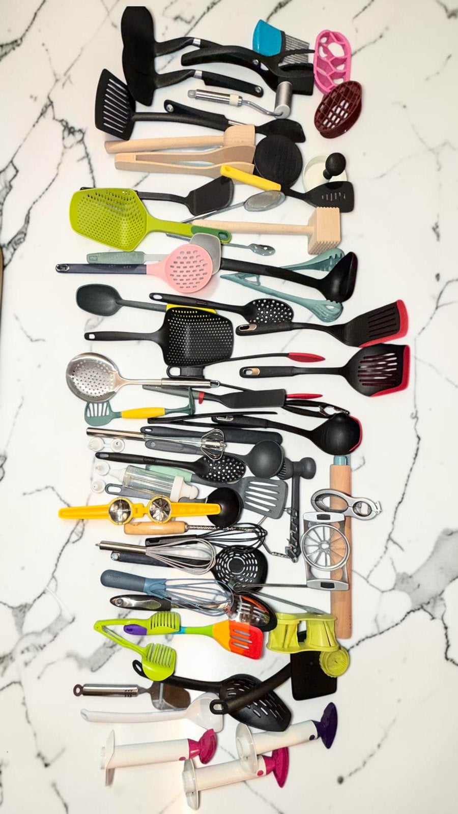 Large Kitchen Utensils Lot – Over 60 Pieces, Huis en Inrichting, Keuken | Keukenbenodigdheden, Ophalen, Meerkleurig, Overige materialen