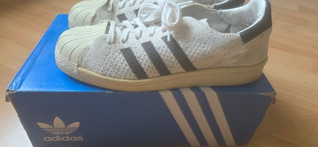 Adidas Superstar maat 40, Wit, Verzenden, Adidas, Sneakers of Gympen