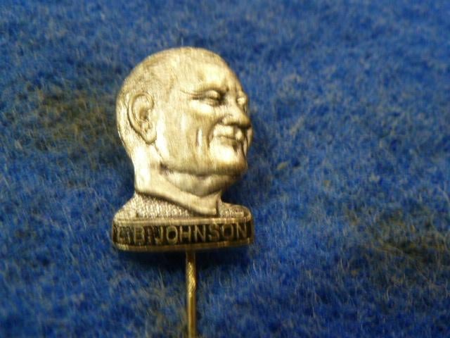 Speldje L.B. Johnson, Verzamelen, Speldjes, Pins en Buttons, Ophalen of Verzenden, Zo goed als nieuw, Overige onderwerpen