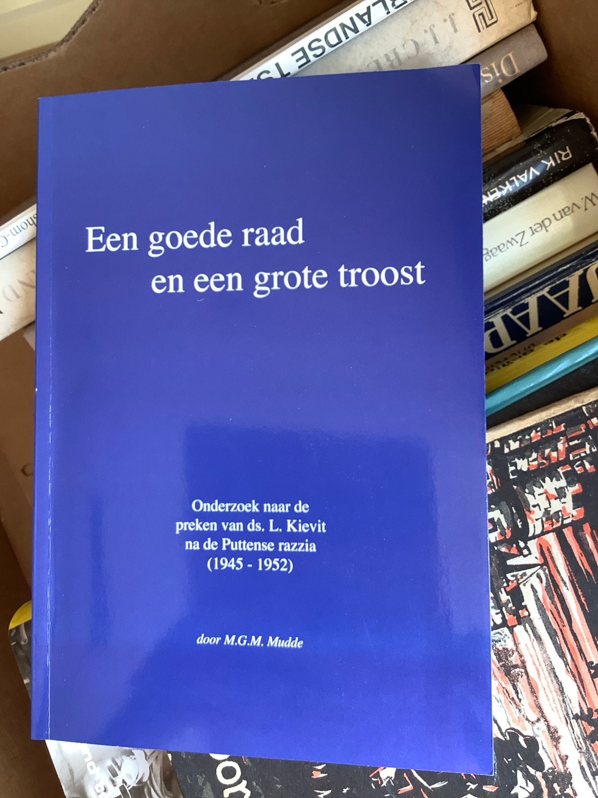 Een goede raad en een grote troost - ds. L. Kievit, Ophalen of Verzenden, Zo goed als nieuw, Christendom | Protestants