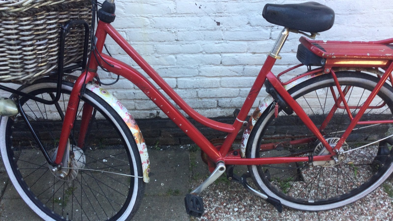Cortina electrische fiets, opknapper of onderdelen, Fietsen en Brommers, Minder dan 30 km per accu, Gebruikt, Ophalen of Verzenden