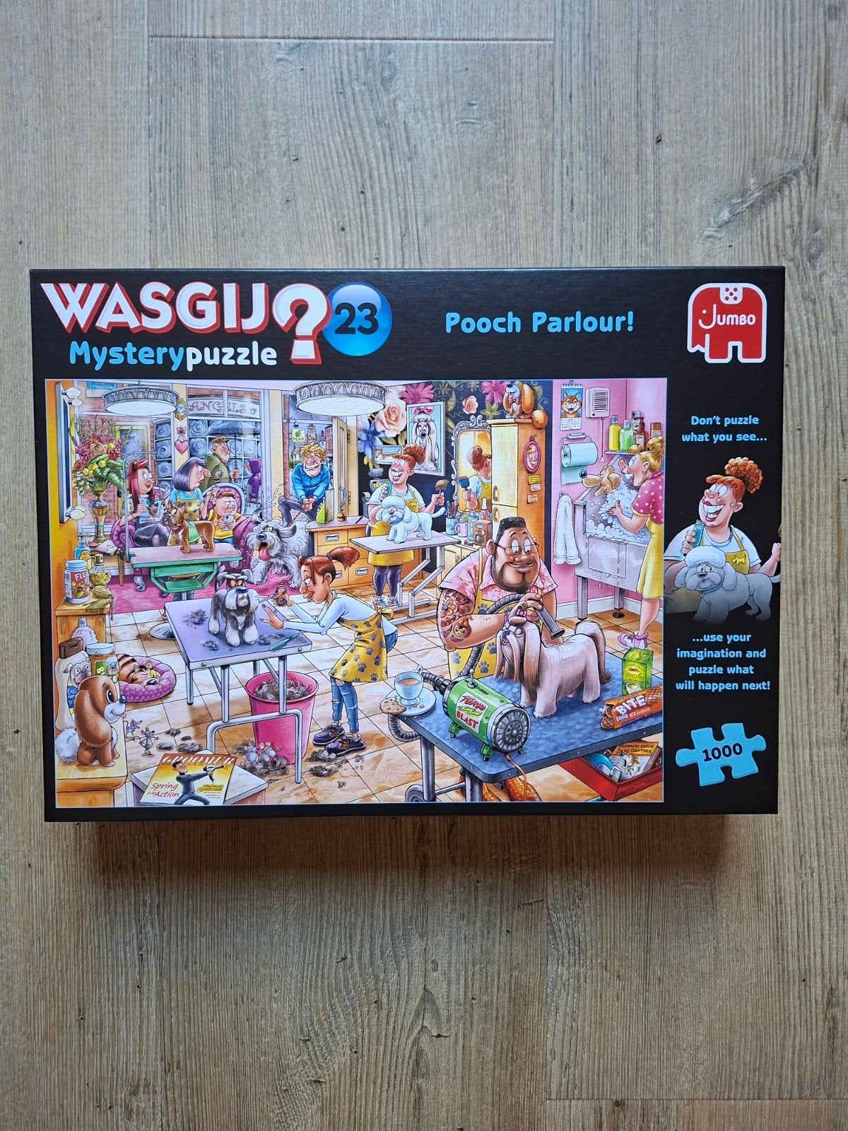 Wasgij 23 Mystery Pooch Parlour, Ophalen of Verzenden, 500 t/m 1500 stukjes, Zo goed als nieuw
