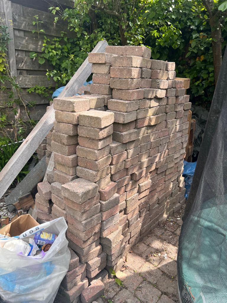 10x10 Pavement Bricks - Gebruikte Bestrating straatstenen, Tuin en Terras, Ophalen, Gebruikt, Klinkers, 10 m² of meer