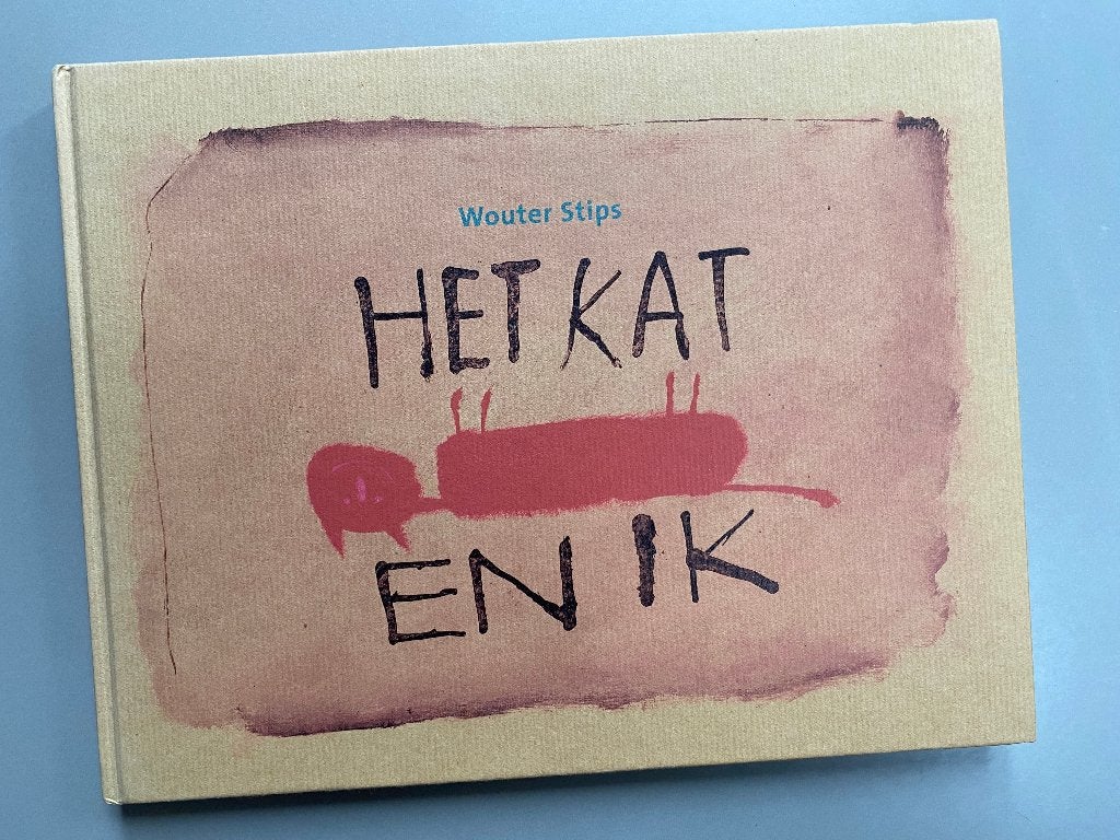 Het kat en ik - Wouter Stips (Das Katz und Ich. Le chat et m, Ophalen of Verzenden, Zo goed als nieuw, Schilder- en Tekenkunst