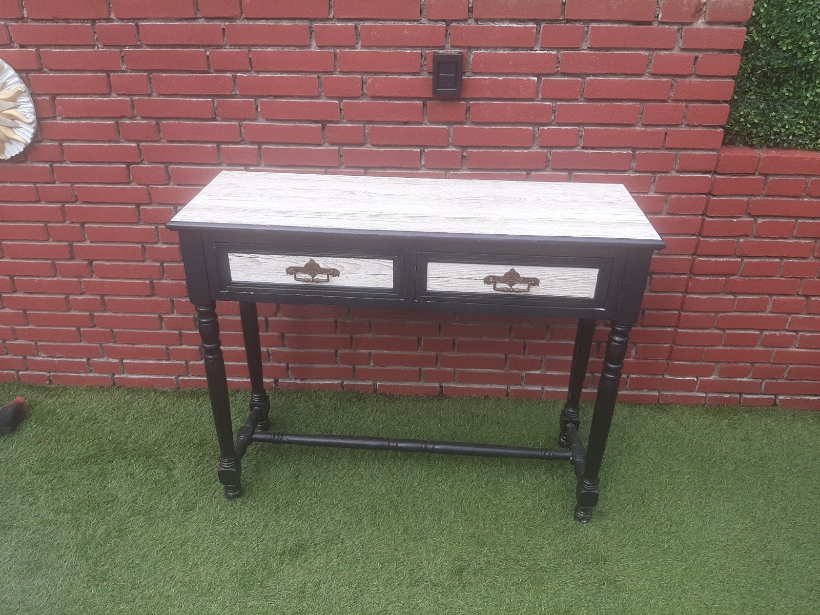 leuke side table, Ophalen, Gebruikt, 100 tot 150 cm, Overige houtsoorten