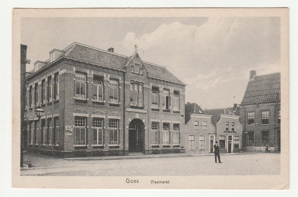 Goes - Vlasmarkt, Ophalen of Verzenden, Voor 1920, Ongelopen, Zeeland