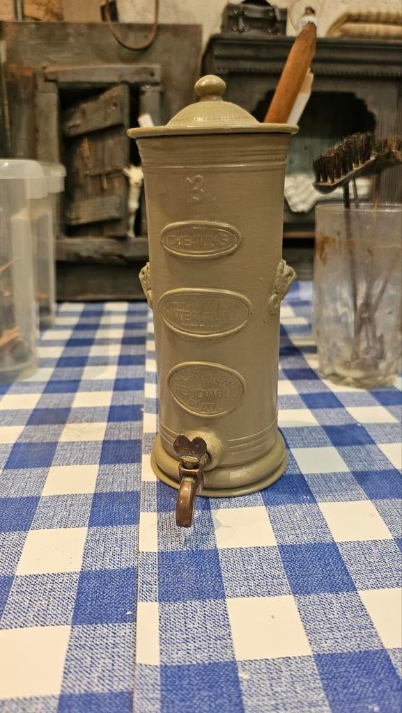 Antieke Cheavin's Waterfilter - Vintage Keuken Decoratie, Ophalen of Verzenden
