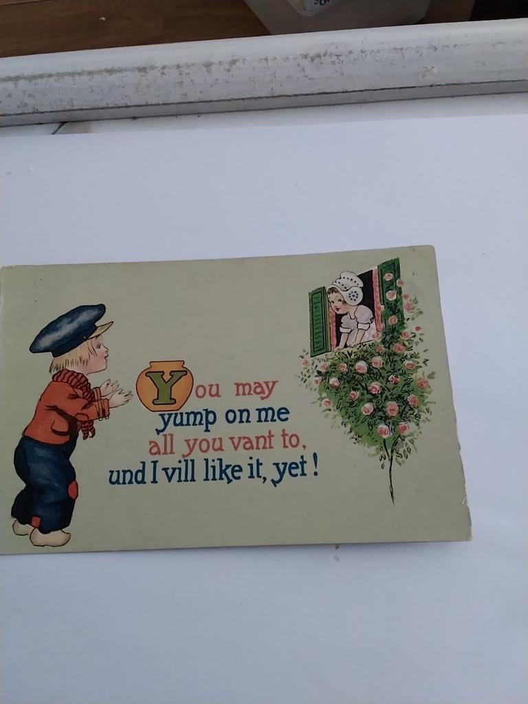 BOERTJE EN BOERINNETJE  / YOU MAY YUMP ON ME, Verzamelen, Ophalen of Verzenden, Voor 1920, Sterren en Beroemdheden