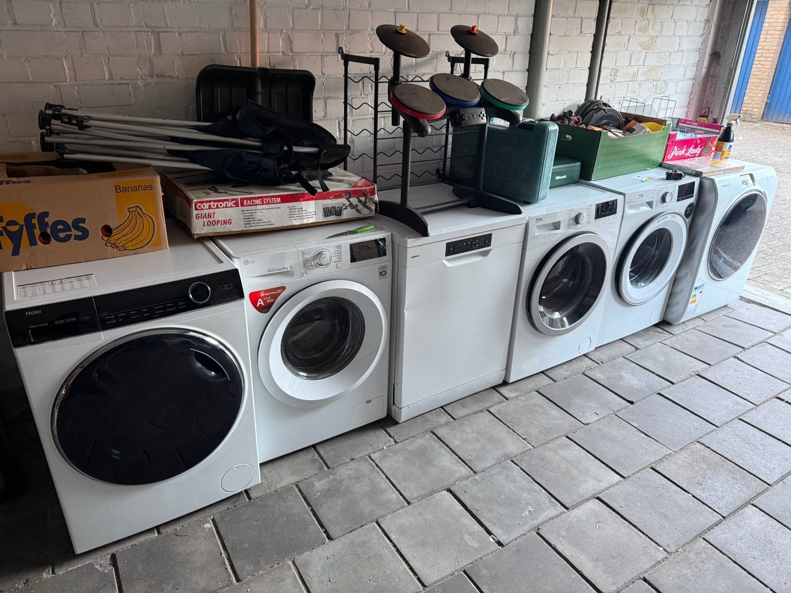 Partij wasmachines en meer, Witgoed en Apparatuur, 8 tot 10 kg, Ophalen of Verzenden, Zo goed als nieuw, 1200 tot 1600 toeren