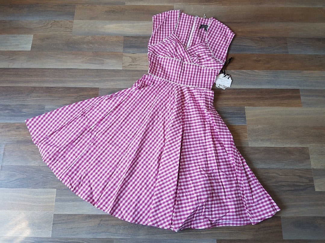 NIEUW | HELL BUNNY VIXEN jurk xs 34, Nieuw, Ophalen of Verzenden, Hell Bunny, Roze